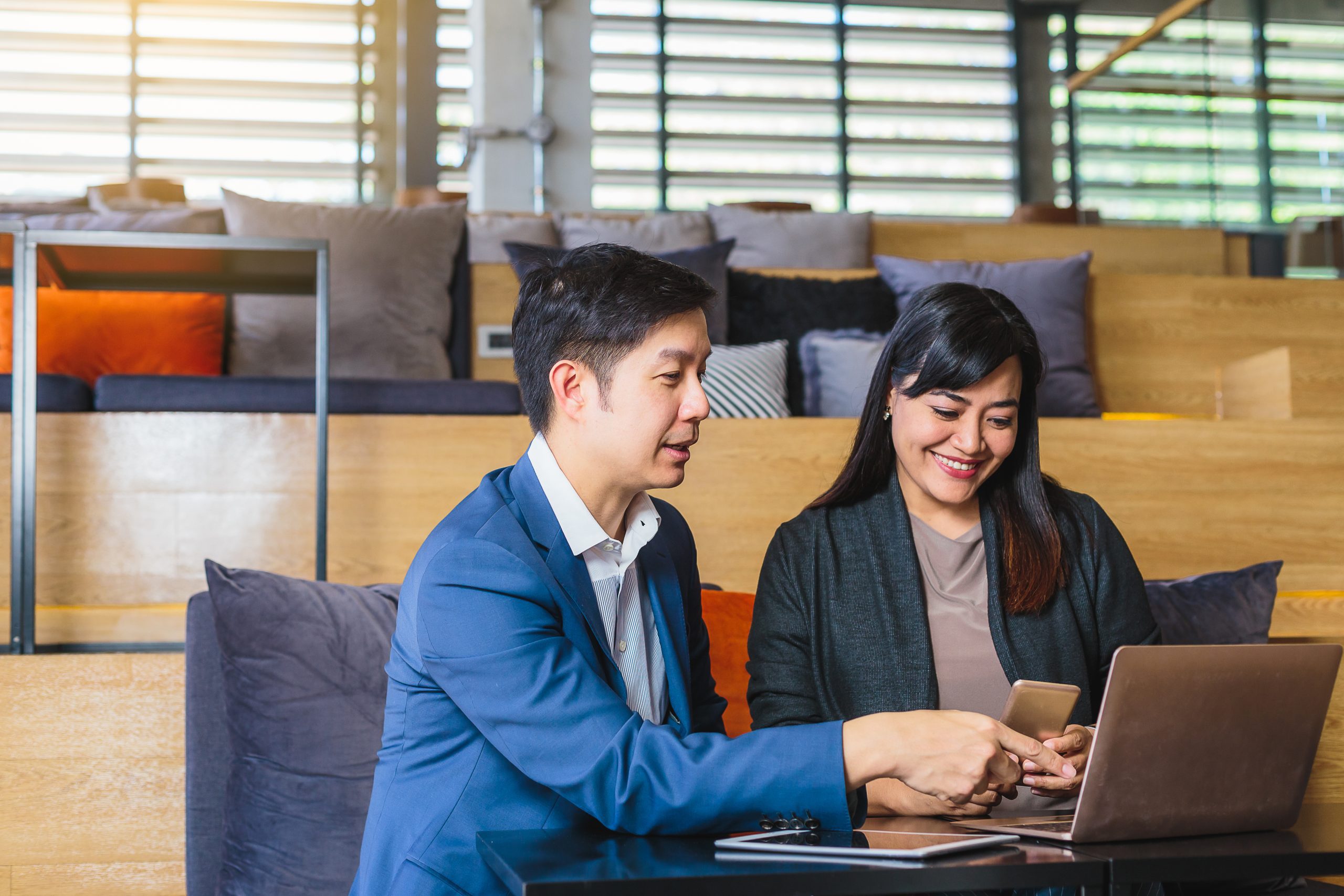 Chamber Mentors in a meeting